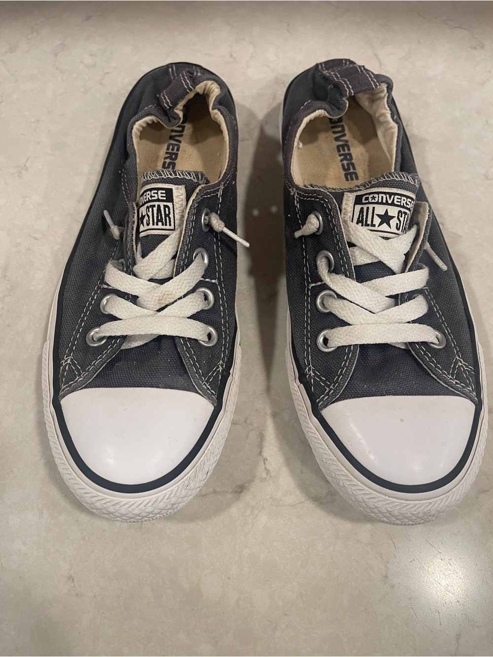 Converse All Star Low Top Sneakers - Navy and White